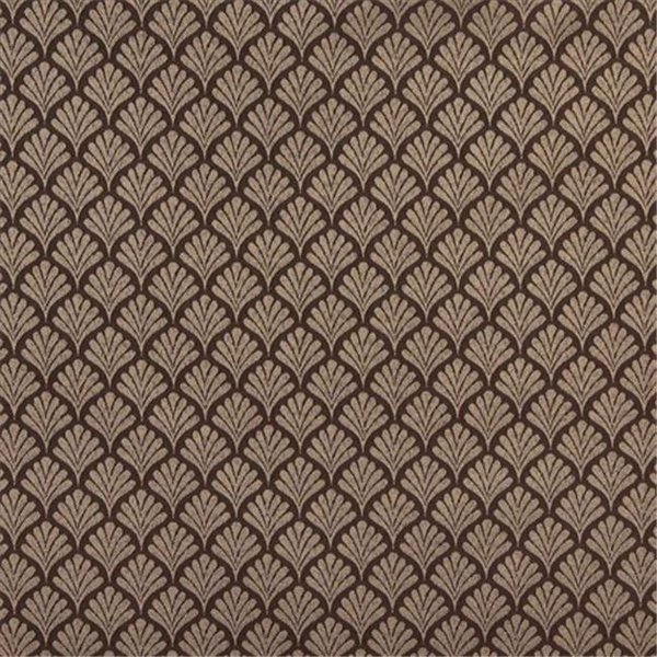 Designer Fabrics Designer Fabrics B657 54 in. Wide Brown; Fan Jacquard Woven Upholstery Fabric B657